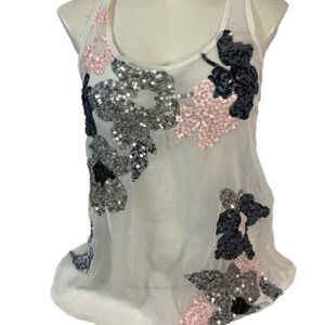 Candie's Sheer Sparkle Blouse